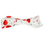 Baby Girls White & Red Poppies Headband, 1, hi-res